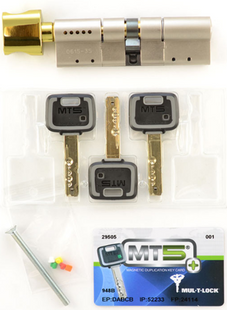 Цилиндр Mul-T-Lock din_kt xp MTL800/MT5+ 62 nst 31X31T to_sb cam30 3key dnd5I_blue_ins 948B 44-3456 фото