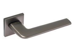 Дверна ручка Prius Слім А 440 R78 (тонка розетка, 6 мм) MSВ графіт 44-10581 фото
