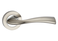 Дверна ручка MVM Tango Z-1259 матовий нікель/полірований хром 40-001259 фото