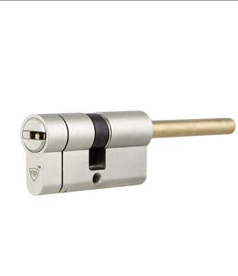 Циліндр RB din_kt Keylocx 66мм (31х35) cam30 5key rb1 k04 box ключ-тумблер довжина штока до 90 мм,нікель-сатин 49-776 фото