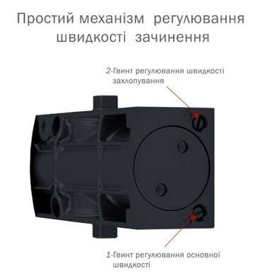 Дотягувач накладний RYOBI 1200 DS-1200T GREY_ANTHRACITE SLD_HO_ARM EN_2 40кг 850 мм 40-0003808 фото