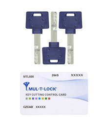 Комплект ключів MUL-T-LOCK Interactive+/MTL600 3KEY+CARD 430080 фото