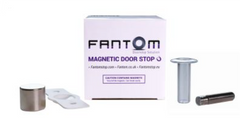 Упор дверной скрытый магнитный FANTOM BARN DOOR прозрачный 44-1690 фото