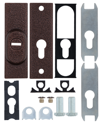 Протектор ROSTEX R1/R4 R3 din Plate 22мм 38-55мм Фарба_коричнева_антік 3клас Brown Комплект 40-0020266 фото