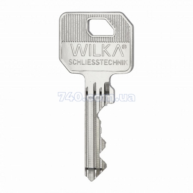 Цилиндр WILKA 1400 Class K423 (30x30) ключ-ключ матовый никель 49-392 фото