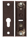 Протектор ROSTEX R1/R4 R3 din Plate 22мм 38-55мм Фарба_коричнева_антік 3клас Brown Комплект 40-0020266 фото 3