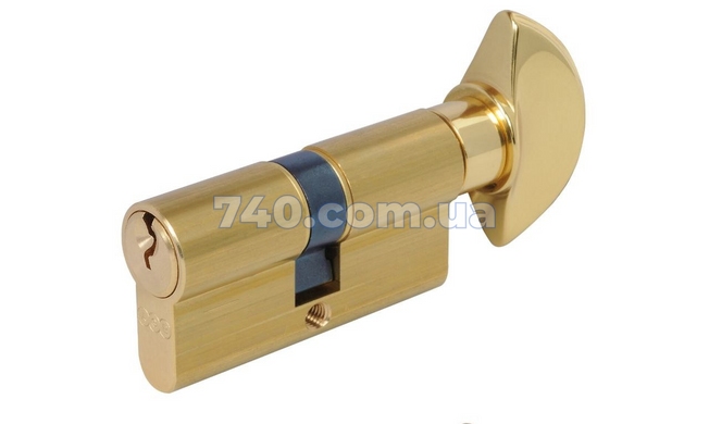 Циліндр AGB Мод 600/60мм, ручка AL-ключ, 30Tx30, латунь 44-10478 фото