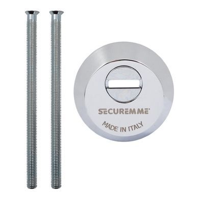 Дверна броненакладка Securemme 4255ECL14M2 хром 50670 фото