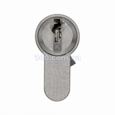Циліндр WILKA 1405 Class С Premium 130 (45x45Т) ключ-тумблер матовий нікель 49-454 фото