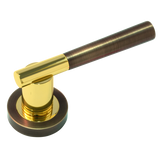 Дверна ручка NK 410 матова бронза/полірована латунь 40-004107320 фото