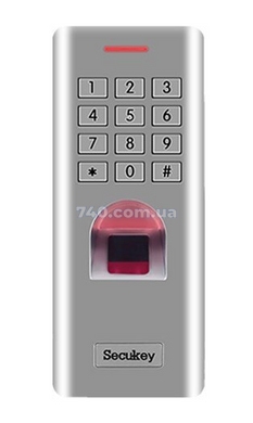 Контроллеры SECUKEY SF2 автономный повышенной безопасности внешний код + отпечаток пальцу влагозащита ИР66, с подсветкой 41-0120677 фото