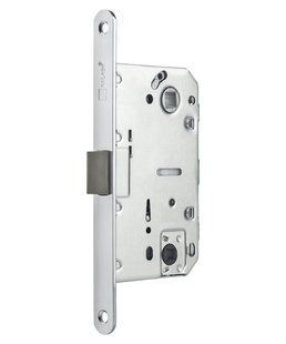 Межкомнатный механизм 96*50*18мм WC 410B PVC Kevlar SC матовый хром 45-774 фото