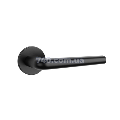 Дверна ручка APRILE Funkia R 7S AT чорний матовий (тонка розетка) 44-8254 фото
