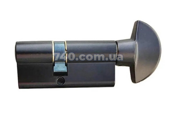 Цилиндр AGB Мод 600/60мм, ручка AL-ключ, 30Tx30, матовый черный 44-7506 фото