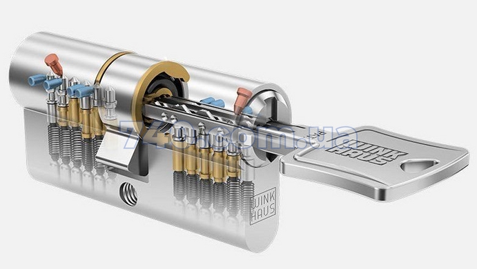 Цилиндр Winkhaus N-TRA 3 ключа 80мм (30x50) ключ-ключ 5053182 фото