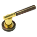 Дверная ручка NK 410 матовая бронза/полированная латунь 40-004107320 фото