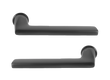 Дверная ручка без розетки MVM/LINDE FLAT M-2103 BLACK черный