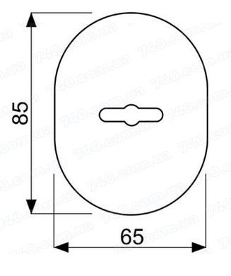 Декоративна накладка DISEC KT037 Matrix Нікель сатин 40-0022808 фото