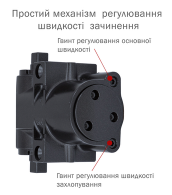 Доводчик накладной RYOBI 4550 D-4550 GREY_ANTHRACITE BC/DA UNIV_ARM EN_2-7+ до_200кг 1400мм FIRE 49-3510 фото