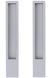 Комплект ручек для раздвижных дверей Pamar MN 1098 Z E 215 хром матовый 44-1006 фото 1