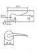 Дверная ручка ABLOY 27/002 Pohjola латунь полированная 40-0029863 фото 3