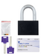 Замок висячий MUL-T-LOCK M13/C1 MTL400 2865 2KEY DND3D_PURPLE_INS R_shackle 37мм 12,7мм 50-997 фото 1