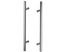Дверна ручка-скоба WALA P10 Ø25, X=200, L=300 нержавіюча сталь матова (двостороння) 45-472 фото 1