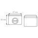 Накладка M&T Minimal WC 087734 Cr-K брашированный черный 53194 фото 2