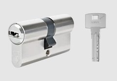 Дверний циліндр ABUS BRAVUS 1000 Compact, ключ-ключ, 60 (30х30) нікель 44-5474 фото