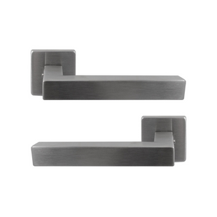 Дверна ручка FIMET 102K-211B Inox Cubic SQUARE нержавіюча сталь 40-0049957 фото