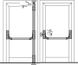 Комплект антипаніки FAPIM Oltre для двостулкових дверей, 3 точки замикання 44-7396 фото 4