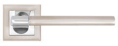 Дверна ручка LINDE А-2006 SN/CP матовий нікель/полірований хром 40-50261517 фото