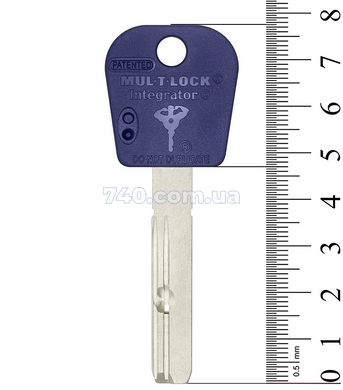 Ключ MUL-T-LOCK INTEGRATOR 1KEY 47мм 430134 фото