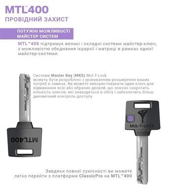Цилиндр Mul-T-Lock din_half_k xp MTL400 89,5 nst 80X9,5 cam30 3key dnd3D_purple_ins 4867 box_s 44-8821 фото