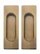 Ручки для розсувних дверей FIMET 3663AC F03 матова бронза (комплект) 40-0039692 фото
