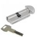Цилиндр AGB Мод 5000PS/60мм, ручка AL-ключ, 30Tx30, матовый хром 44-8953 фото 1