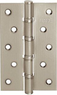 Дверная петля универсальная Linde H-120 SN матовый никель 44-9093 фото