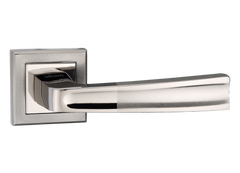 Дверная ручка MVM Ray Z-1355 черный никель/матовый черный никель 40-001355 фото