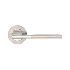 Дверная ручка MVM Z-1220 STYLE матовый никель/полированный хром 44-9967 фото