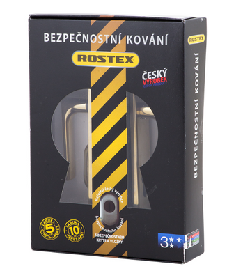 Фурнитура защитная ROSTEX R1/R4 R mov-mov din Plate 90мм Титан_Pvd 22мм 38-55мм 3клас 804 TI Комплект 40-0004019 фото