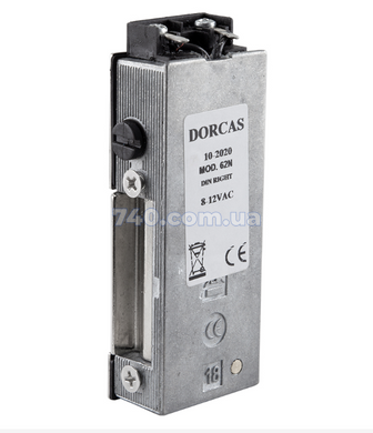 Защіпка електромеханічна DORCAS 62 N Fix (W/O_SP 8-12V AC R) НЗ вологозахищена 44-8310 фото