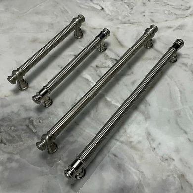 Ручка скоба Fadex mod.890 Rania, м/о 224мм. N03 - никель матовый/никель полированный 43-00609828 фото