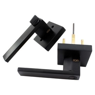 Ручка-замок RDA ZN3201 ключ-кноб, матовый черный 73455 фото