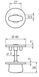Щиток ABLOY LH001 wc_fin Round Фарба_біла Active 40мм наскрізь fe_jva Комплект, шток 5мм 44-9891 фото 6