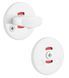 Щиток ABLOY LH001 wc_fin Round Фарба_біла Active 40мм наскрізь fe_jva Комплект, шток 5мм 44-9891 фото 2