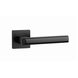 Дверна ручка APRILE Salice Q 5S AS чорний матовий (на розеті super slim) 45-700 фото 2