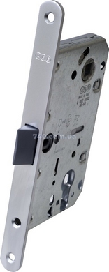 Дверной замок AGB Mediana Evolution PZ (под цилиндр) 50/85 Матовый хром 40-0009713 фото