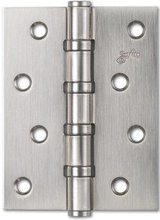 Петля универсальная Safita 100х75х2,5mm 4BB MSN - матовый сатин никель 44-1595 фото