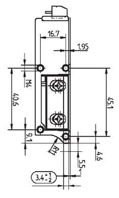 Электромеханическая защелка eff-eff 115 41-0020508 фото