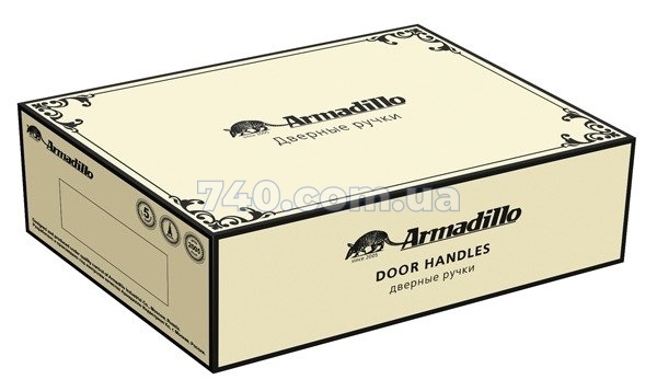 Дверна ручка ARMADILLO Silvia CL 1ABL-18/WP-109 Темна мідь/білий фарфор 33747 фото